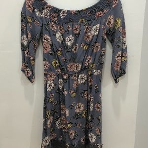 LONG SLEEVE FLORAL DRESS
